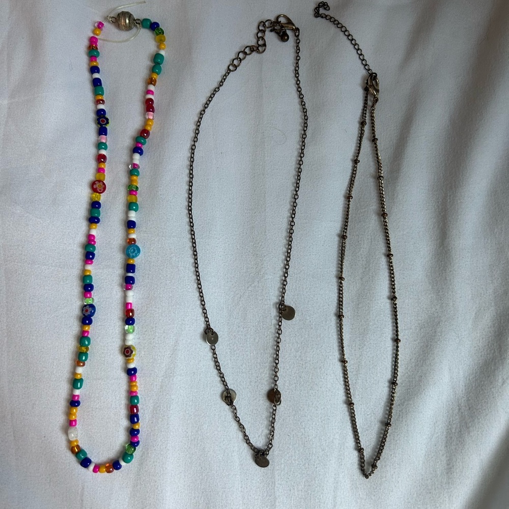 3 piece necklace set